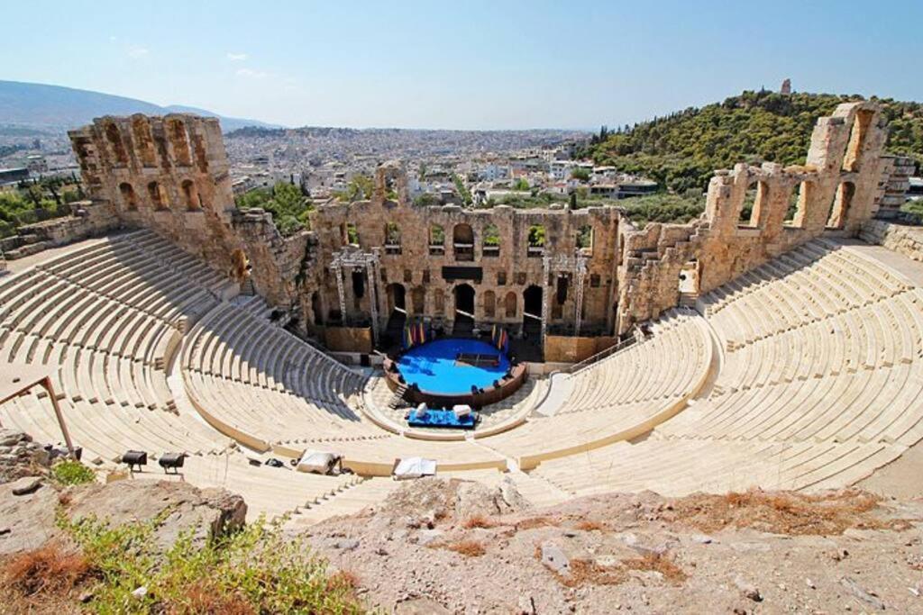 Spacious Beauty In Athens, 55M2, Metro 7' ภายนอก รูปภาพ